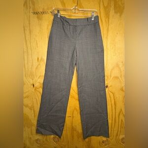 LOFT Women's Gray Plaid Career Dress Pants Work Office‎ Trousers